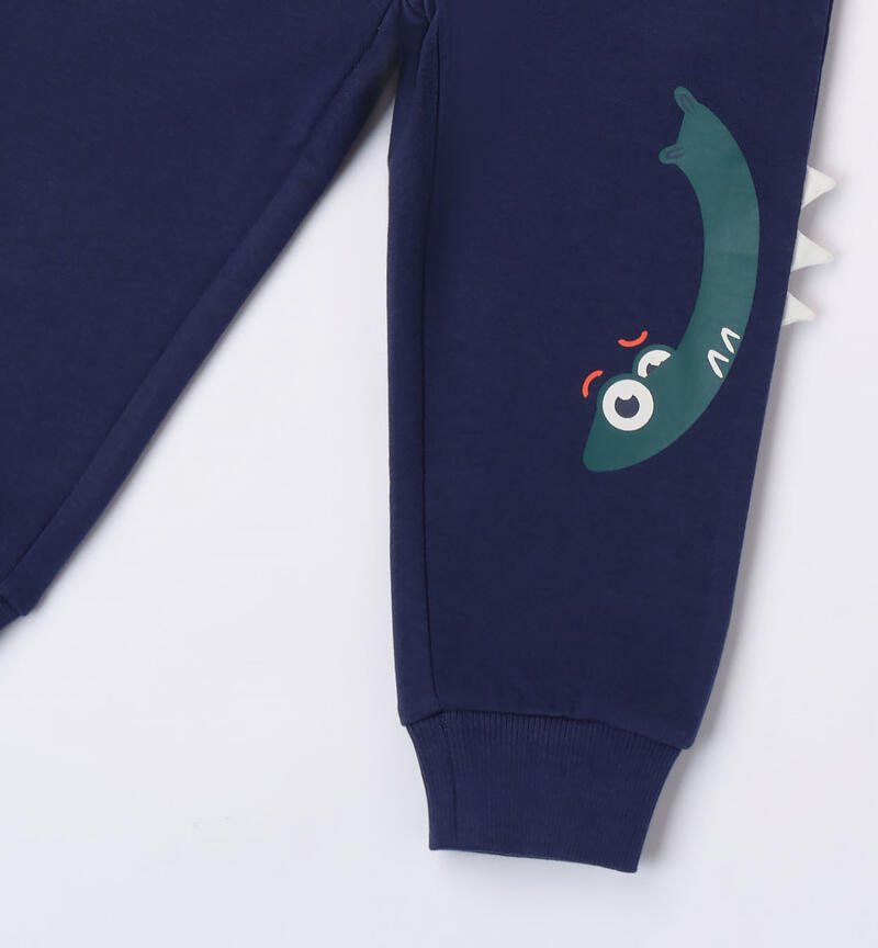 Sarabanda tracksuit bottoms for boys from 9 months to 8 years NAVY-3547