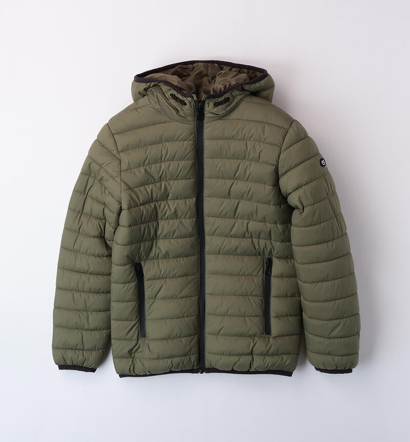 100-gram down jacket for boys VERDE SALVIA-4951