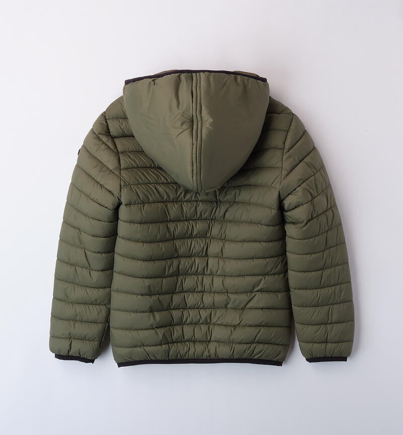 100-gram down jacket for boys VERDE SALVIA-4951