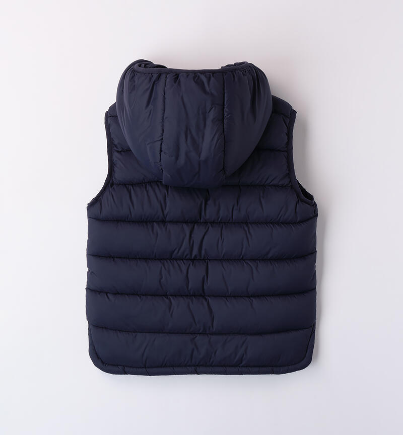 Sleeveless down jacket for boys NAVY-3854