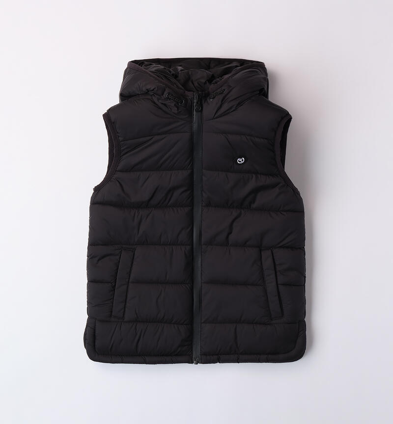 Sleeveless down jacket for boys NERO-0658