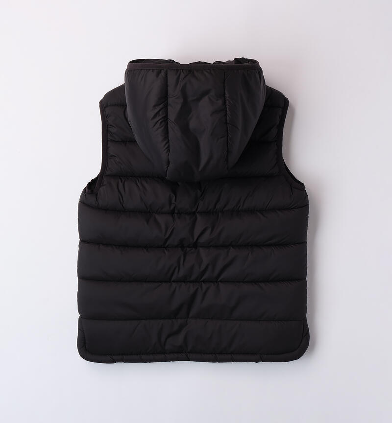 Sleeveless down jacket for boys NERO-0658