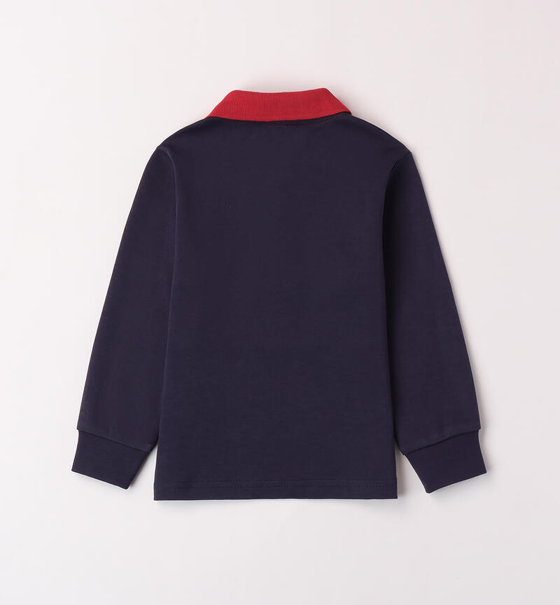 Polo bambino 100% cotone ROSSO-2536