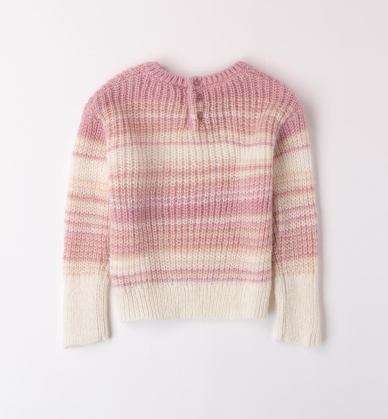 Striped pullover for girls MALVA-3016