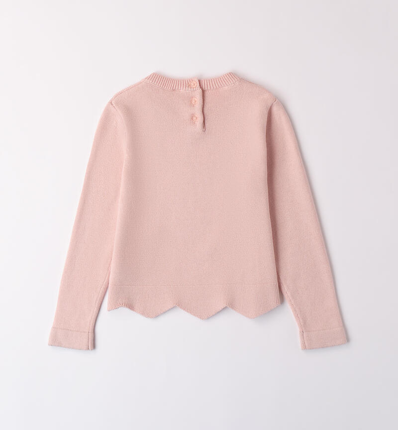 Pullover per bambina ROSA CHIARO-2617