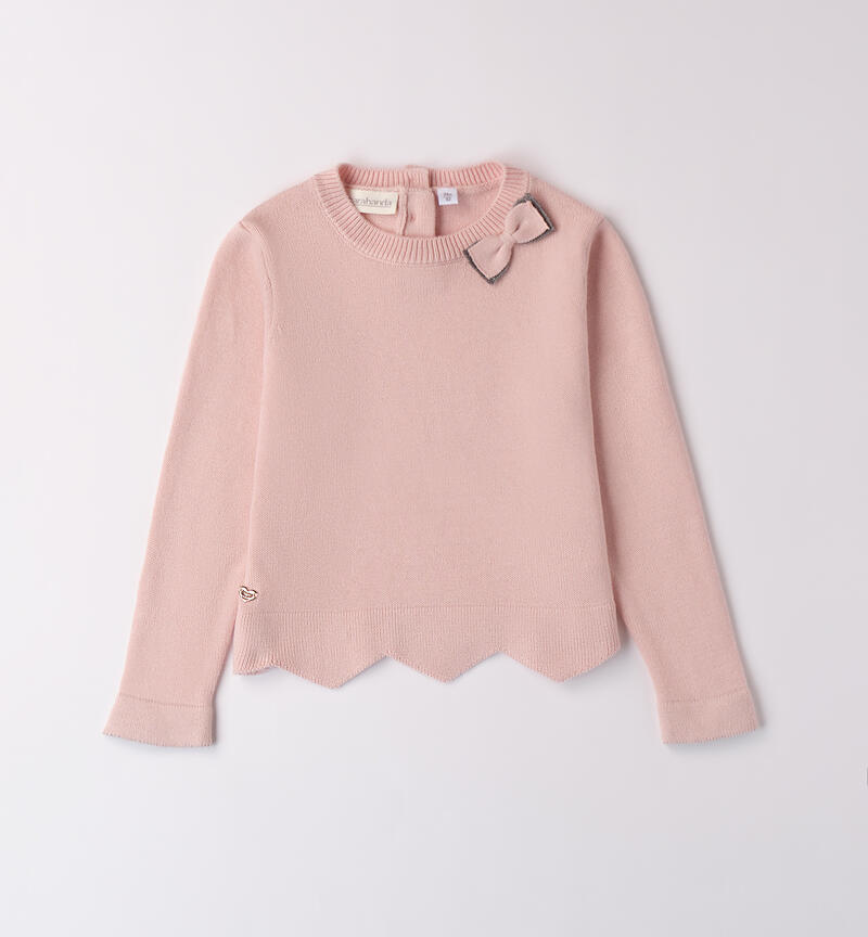 Pullover per bambina ROSA CHIARO-2617