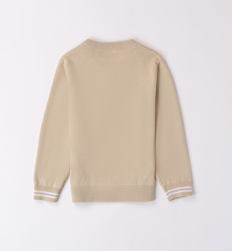 Boys' jumper BEIGE-0435