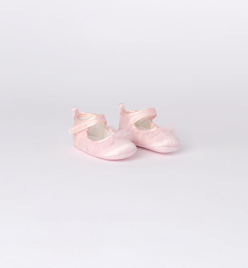 Scarpe bimba in tulle ROSA CHIARO-2617