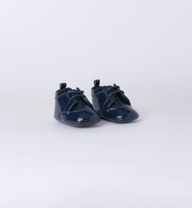 Lace-up shoes for baby boys BLU CHIARO-3584