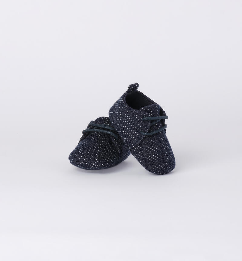 Ceremony shoes for newborn NAVY-3885