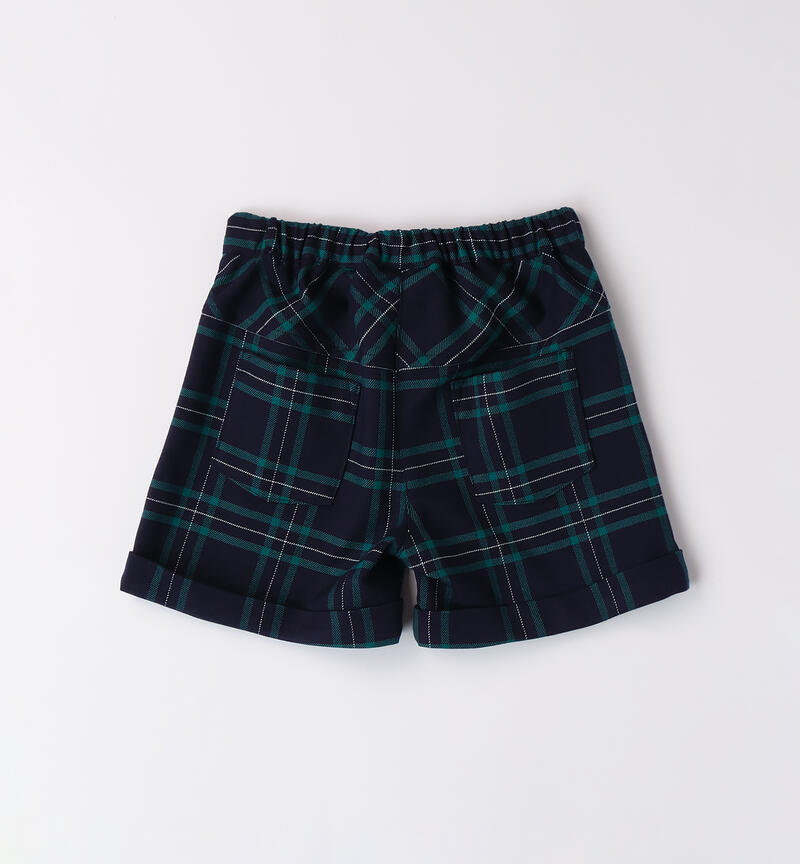 Elegant shorts for girls NAVY-3854