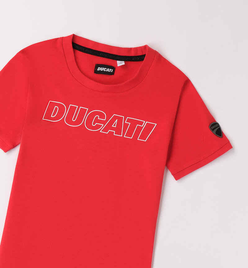 Ducati T-shirt in 100% cotton ROSSO-2236