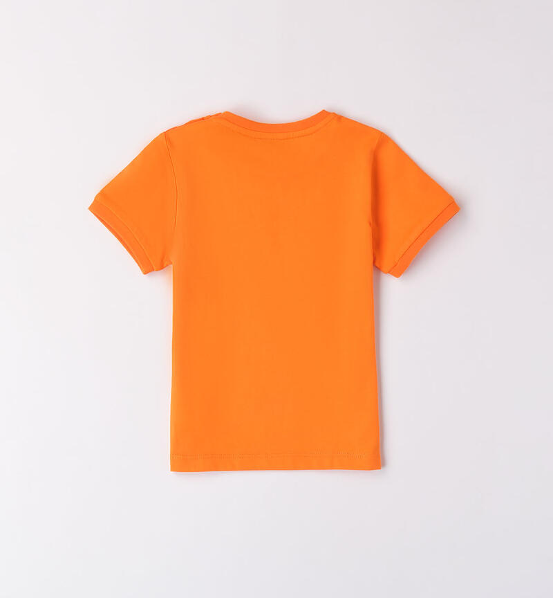 Boys' short-sleeved T-shirt ARANCIONE-1836
