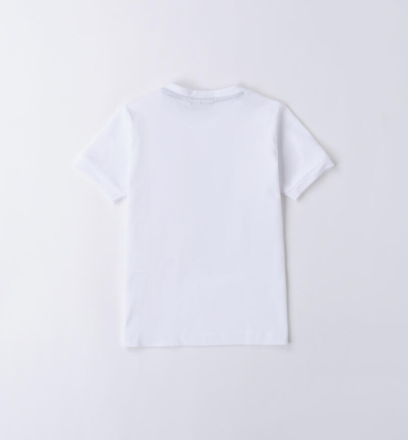 T Shirt bianca bambino BIANCO-0113