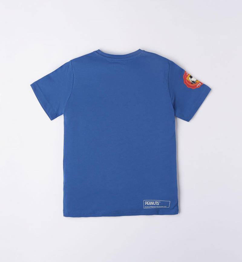 T-shirt college Snoopy per ragazzo da 8 a 16 anni Sarabanda ROYAL-3784