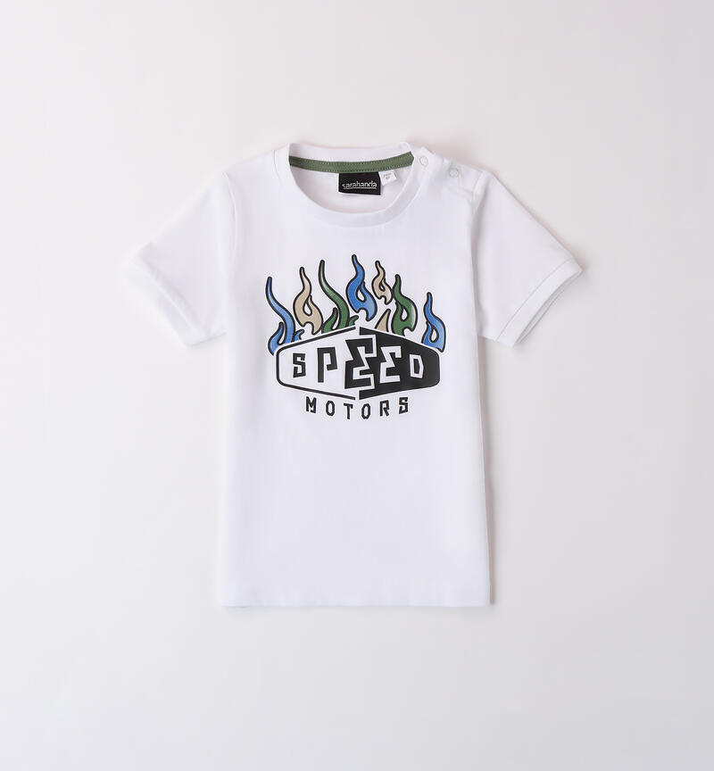 T-Shirt da bambino BIANCO-0113