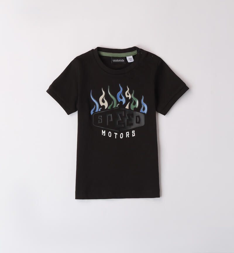 T-Shirt da bambino NERO-0658