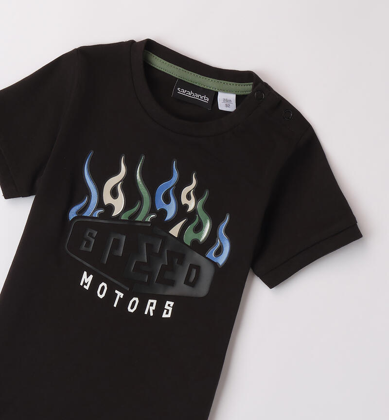 T-Shirt da bambino NERO-0658