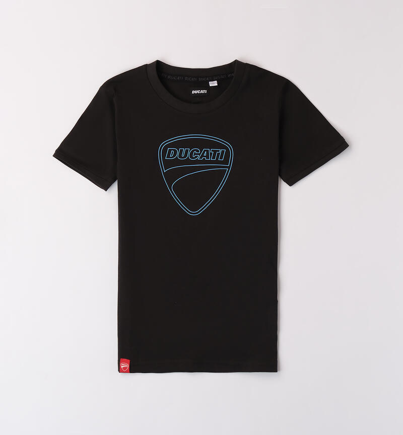 100% cotton Ducati T-shirt NERO-0658