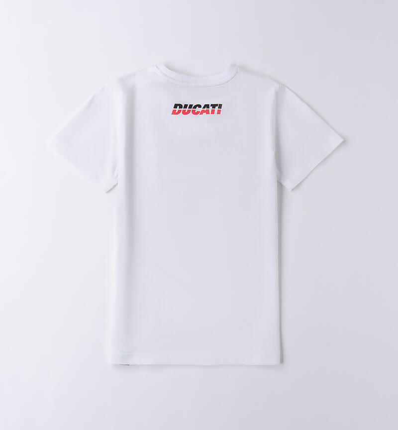 Ducati T-shirt for boys BIANCO-0113