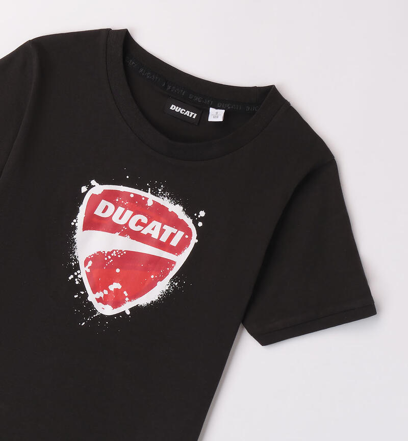 T-shirt Ducati per ragazzo NERO-0658