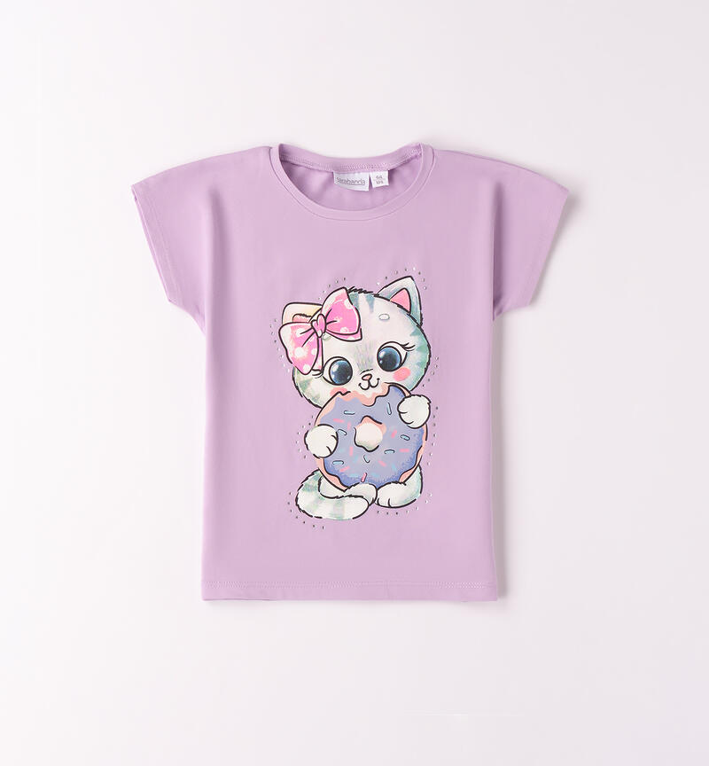 T-shirt per bambina LILLA-3412