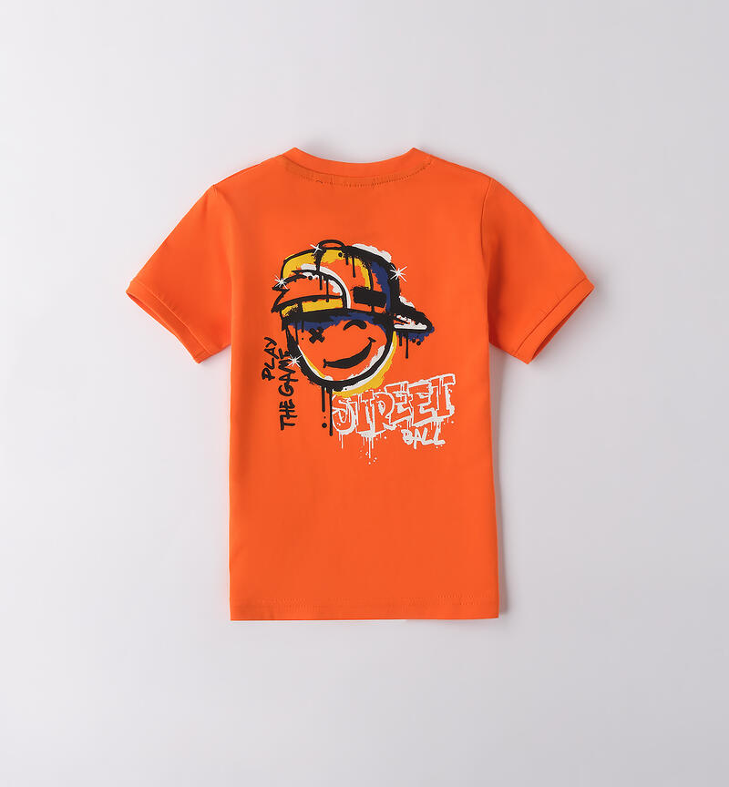 T Shirt for boy ARANCIO-1855