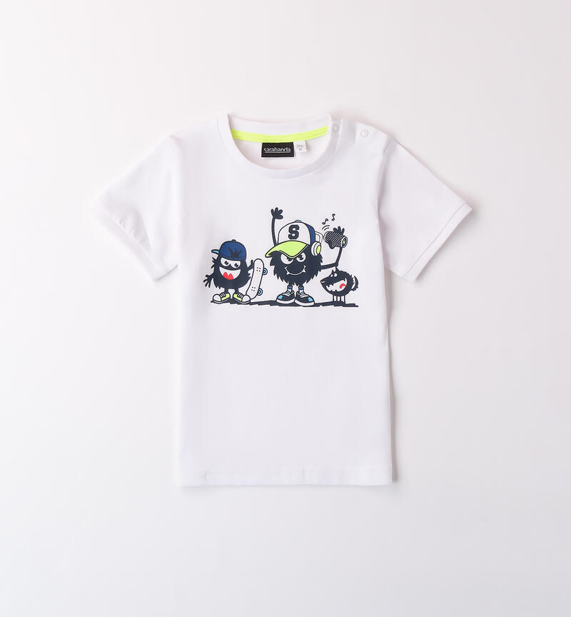 T-Shirt per bambino BIANCO-0113