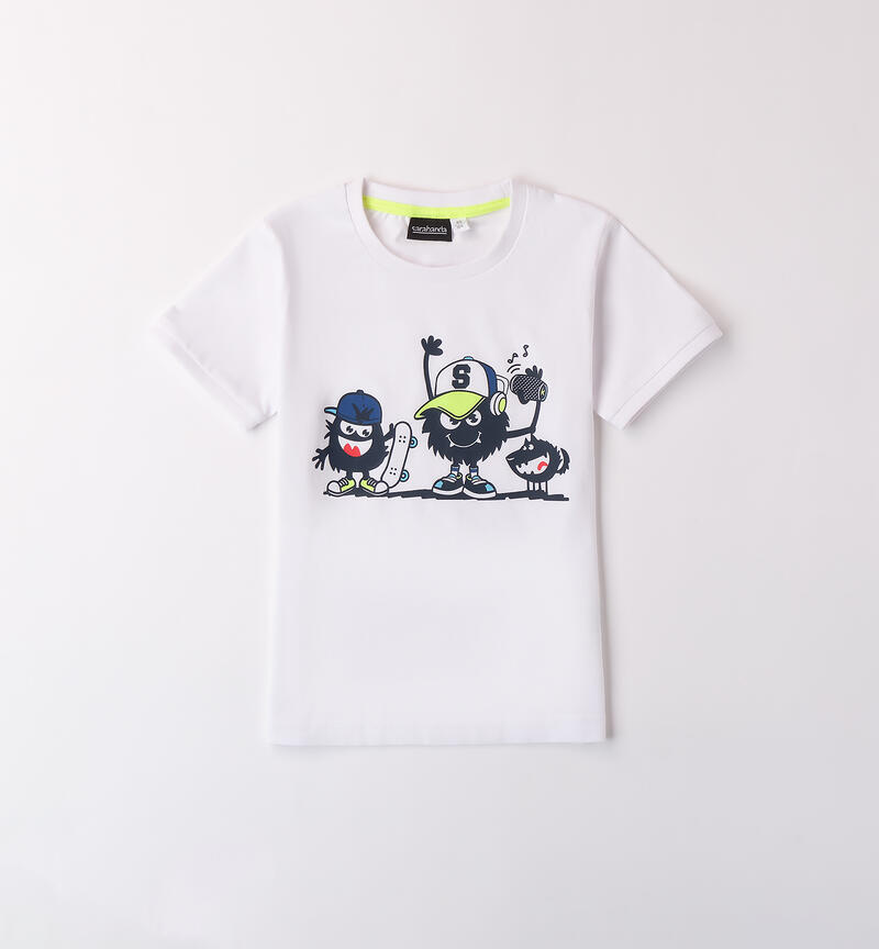 T-Shirt per bambino BIANCO-0113