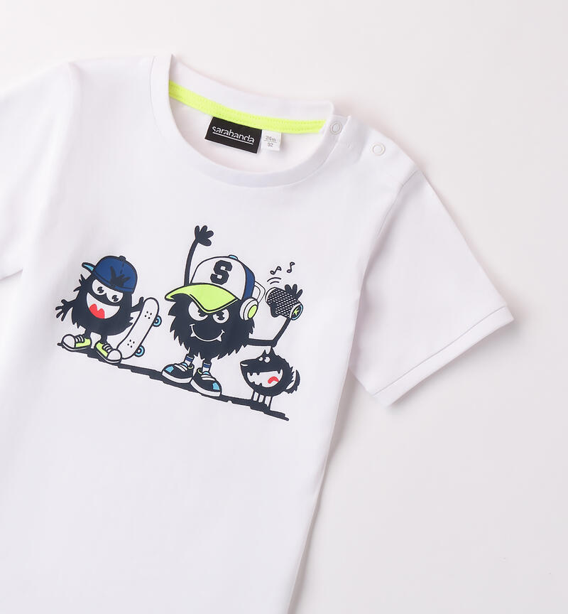 T-Shirt per bambino BIANCO-0113