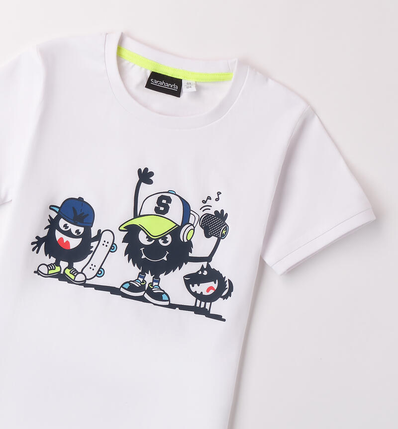 T-Shirt per bambino BIANCO-0113