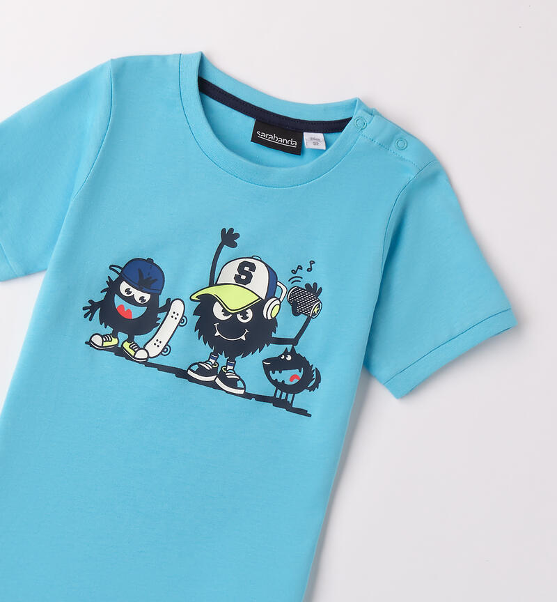 T-Shirt per bambino LIGHT BLUE-4064