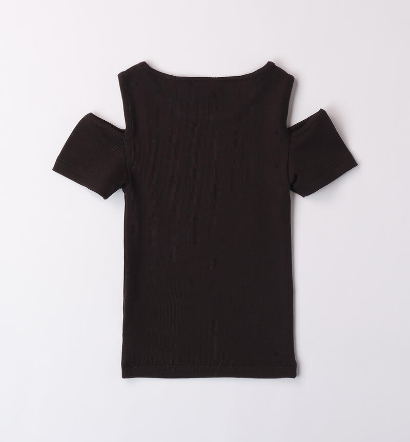 T-shirt per ragazza NERO-0658