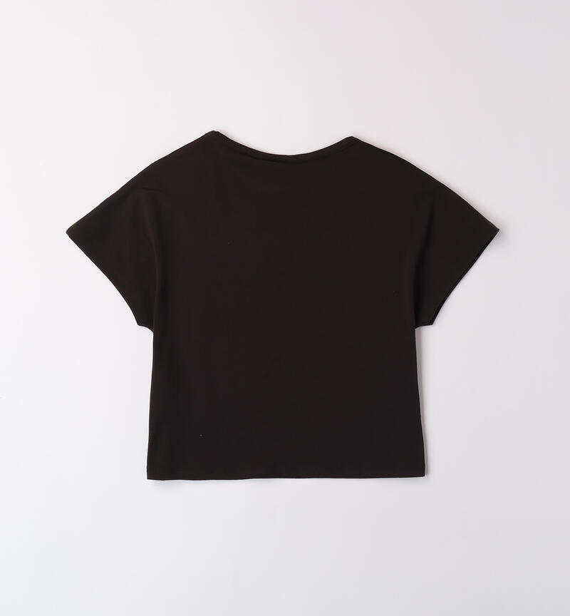 T Shirt per ragazza NERO-0658