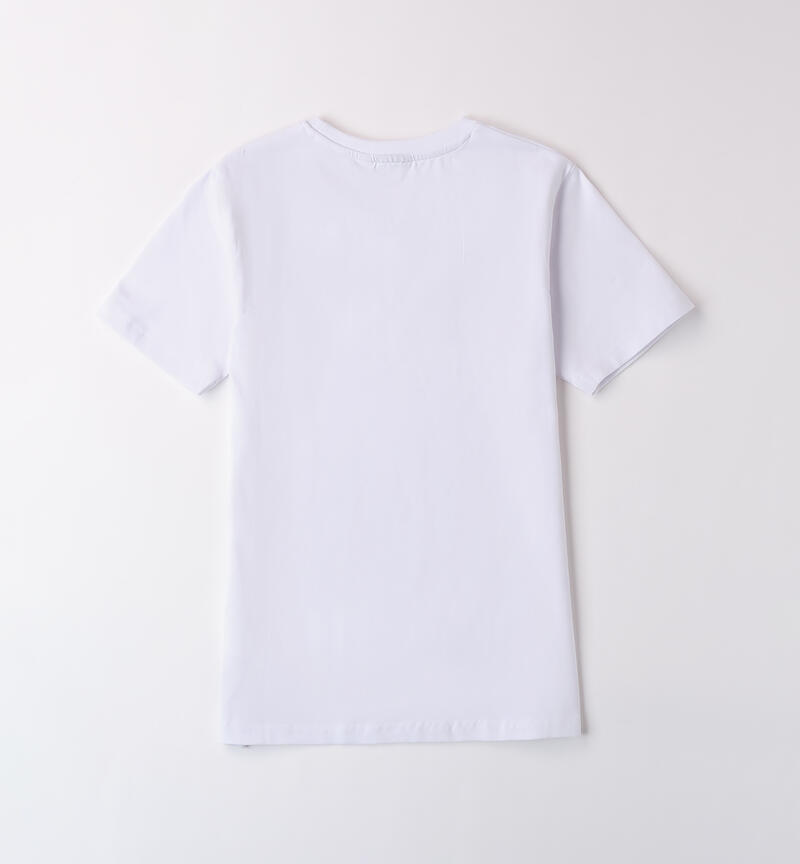 T-Shirt per ragazzo BIANCO-0113