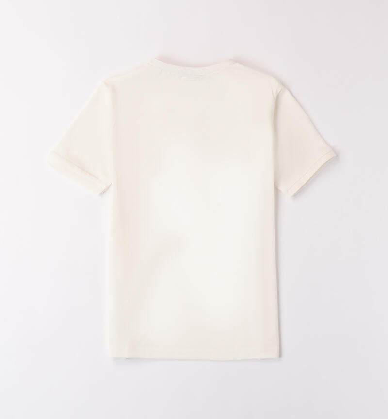 Boys' T-shirt with breast pocket PANNA-0112
