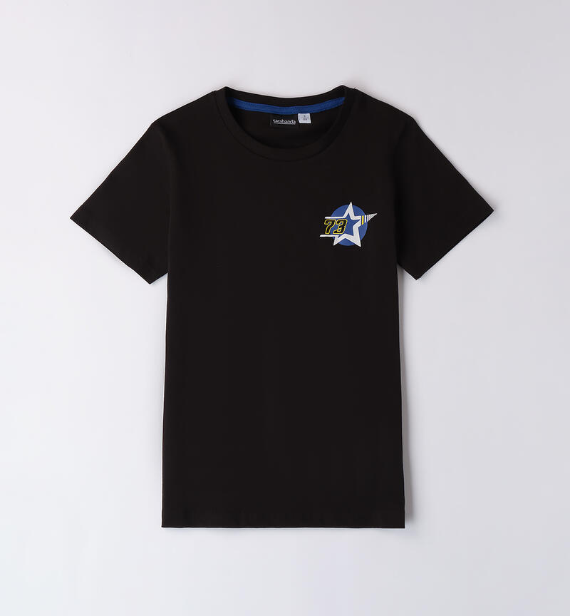 T Shirt per ragazzo Sarabanda NERO-0658