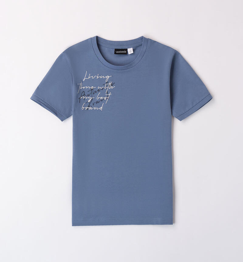 Boys' T-shirt with lettering AVION-3643