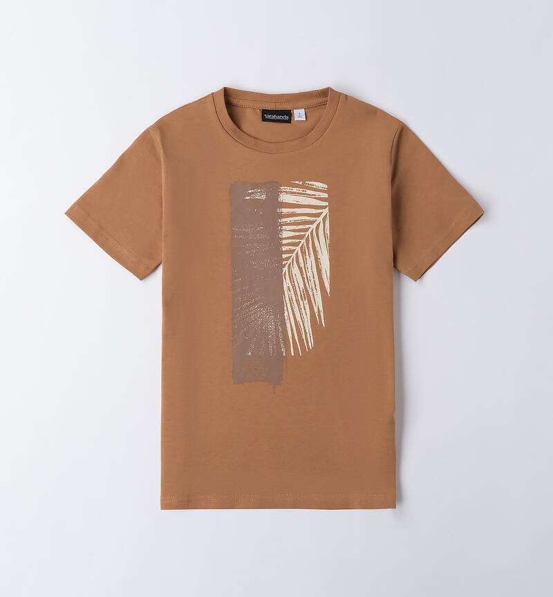 T-Shirt ragazzo Sarabanda BEIGE-0729