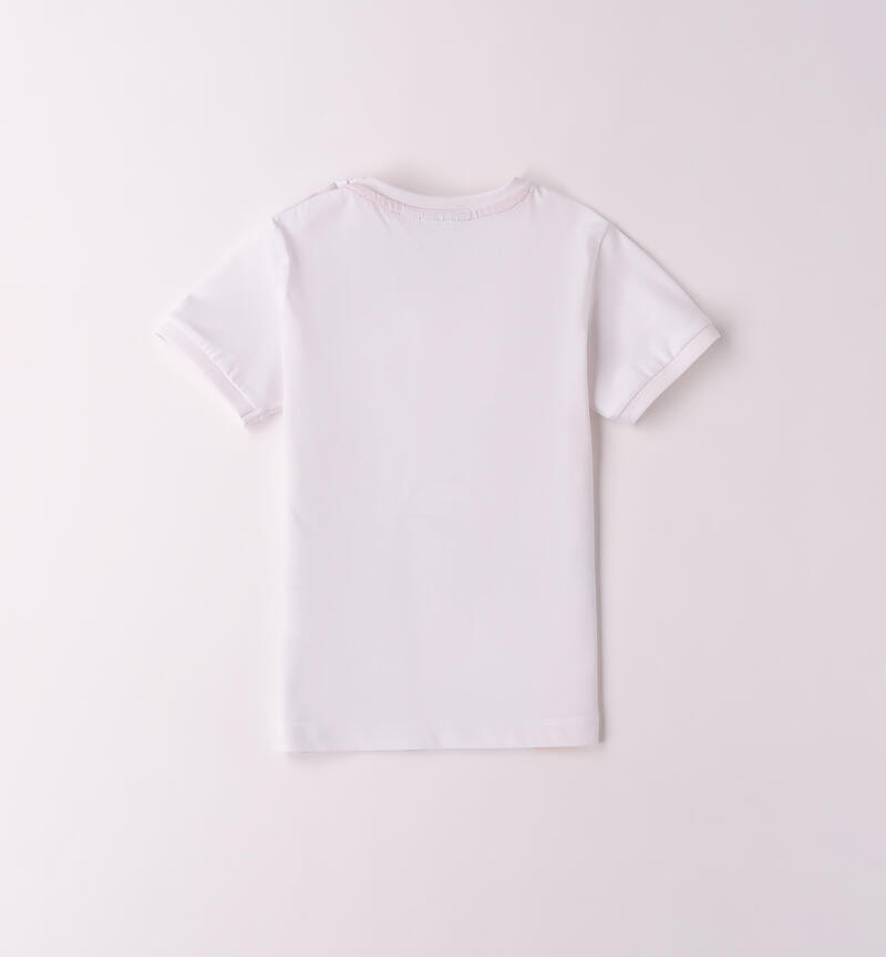 T-shirt Sarabanda bambino BIANCO-0113