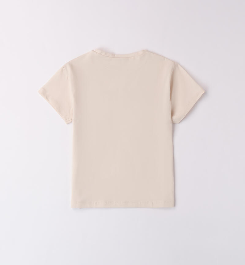 Girl's Sarabanda T-shirt LIGHT BEIGE-0227