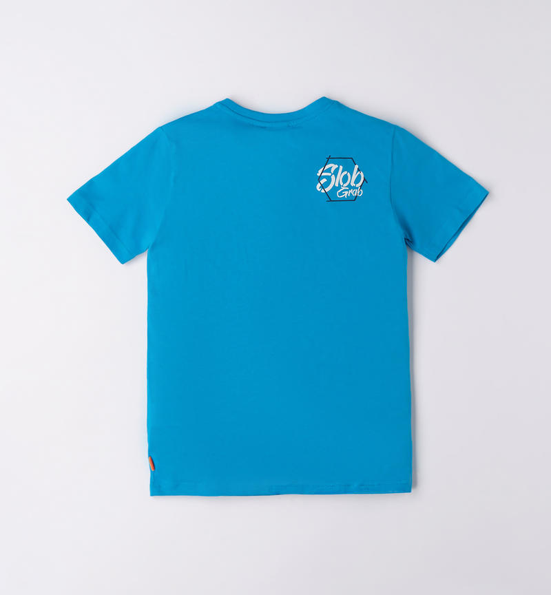 T-shirt stampe varie ragazzo da 8 a 16 anni Sarabanda TURCHESE-4033