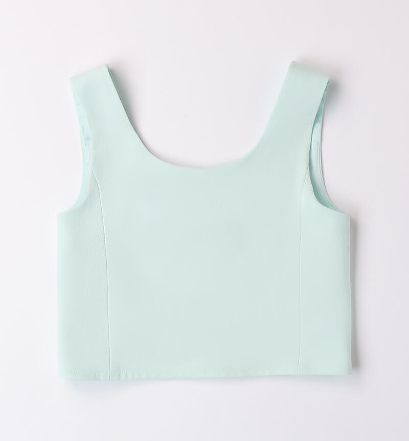 Girl's top Sarabanda VERDE ACQUA-4154