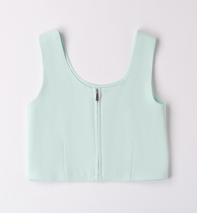 Girl's top Sarabanda VERDE ACQUA-4154