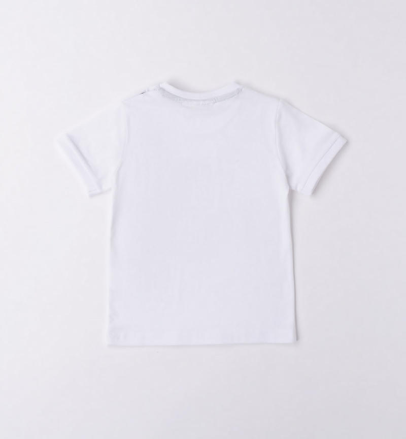 T-shirt bambino stampe varie da 9 mesi a 8 anni Sarabanda BIANCO-GIALLO-8037