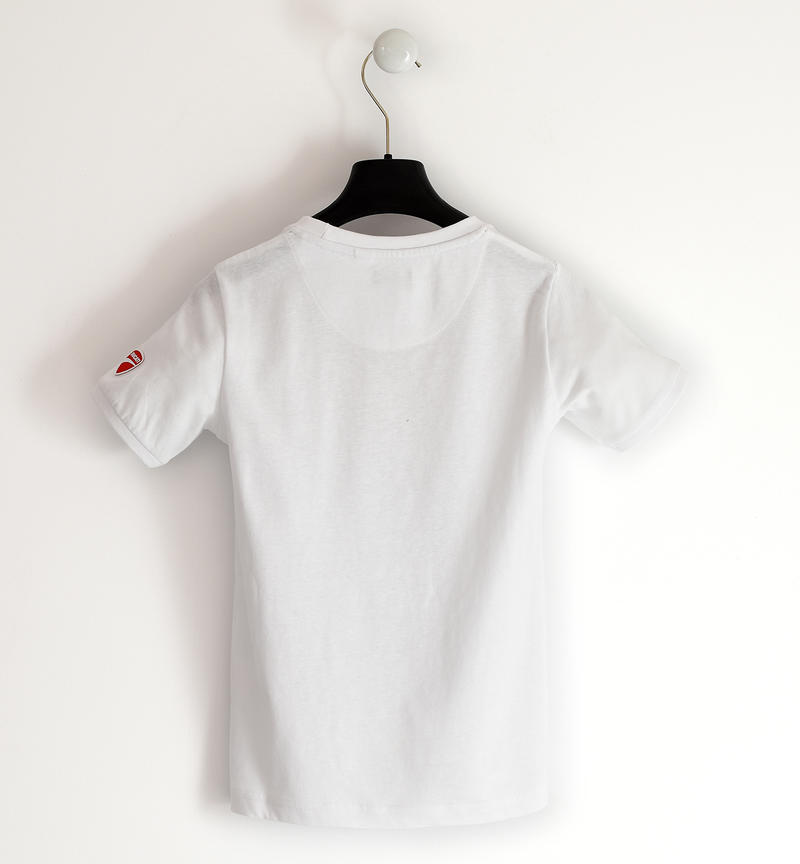 T-shirt Ducati per ragazzo da 3 a 16 anni BIANCO-0113