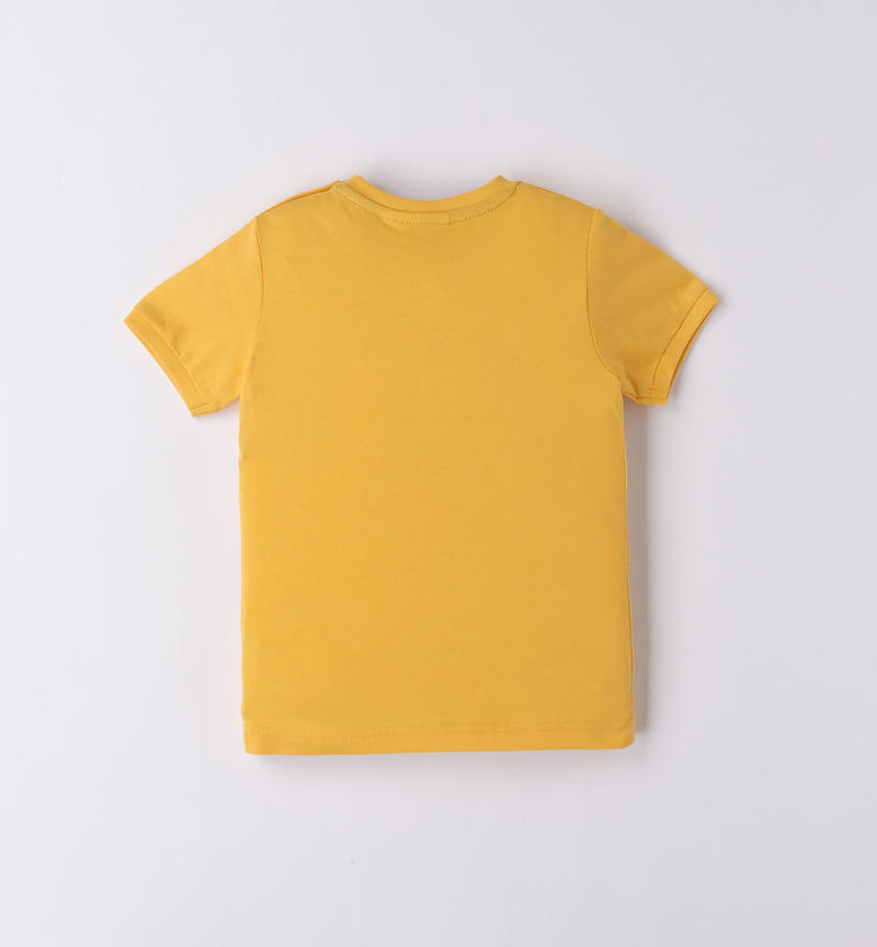 T-shirt jersey 100% cotone bambino da 9 mesi a 8 anni Sarabanda GIALLO-1614