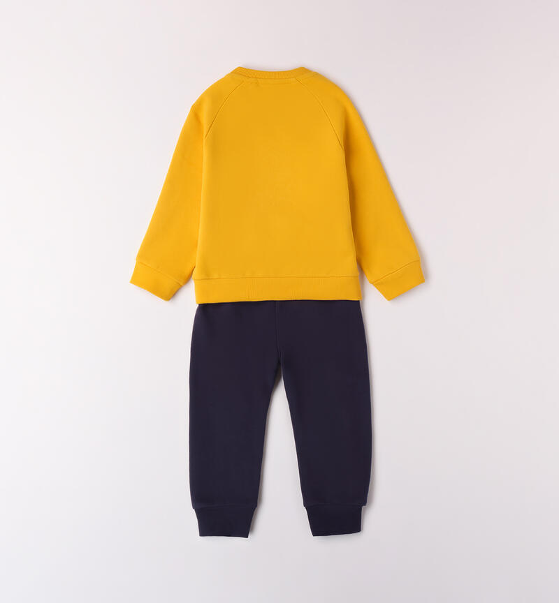 Sarabanda boy's tracksuit GIALLO-1615