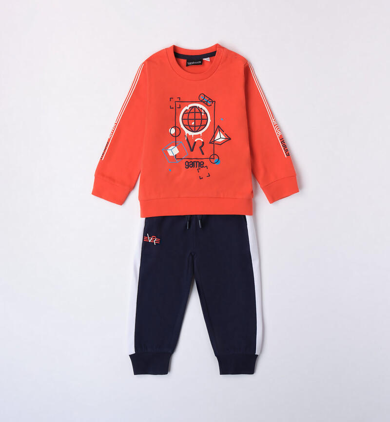 Sarabanda sporty tracksuit for boys from 9 months to 8 years  PAPAIA-2214