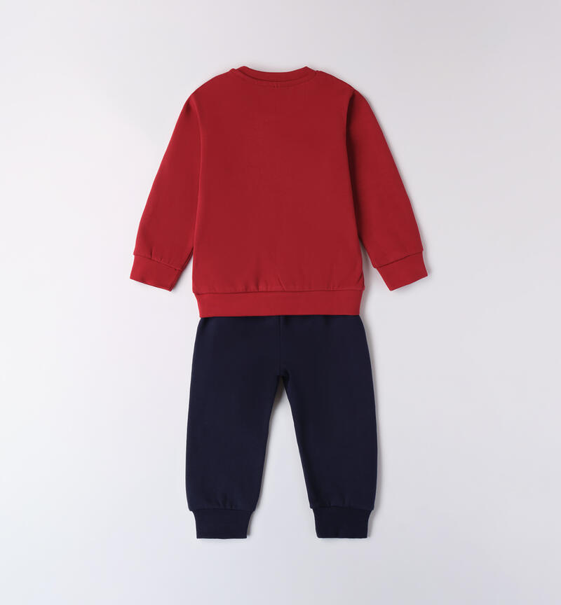 Sporty boy's tracksuit ROSSO-2536